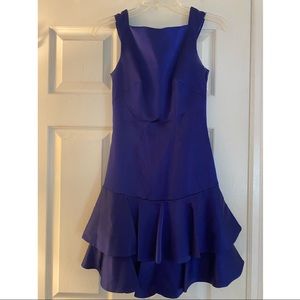 Karen Millen Satin Royal blue dress